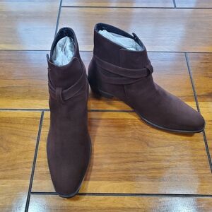 Men's Chocolate Brown Suede Boots